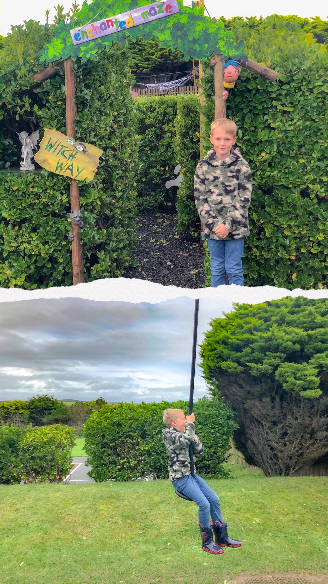 Maze Matalan Outdoors zip wire 